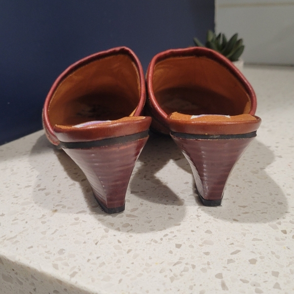 Kilim Wool Colorful Southwest Patterned Women's Slip-On Mules Shoes | Size 8 - Picture 3 of 5